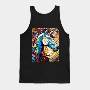 Stained Glass Unicorn Tank Top